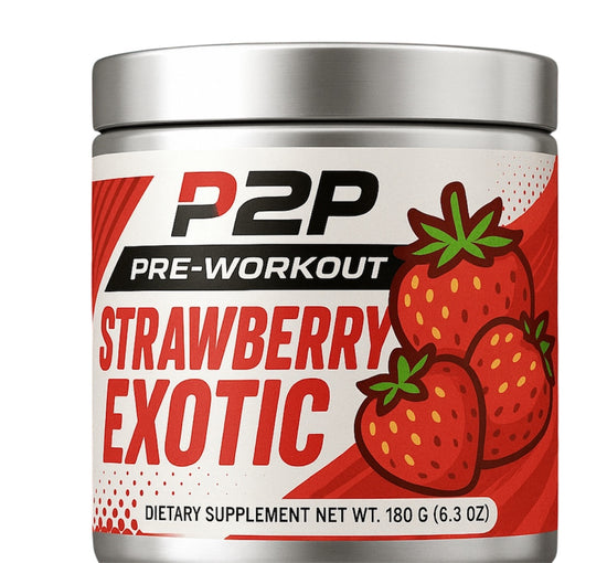 P2P Pre-Workout – Strawberry Exotic
